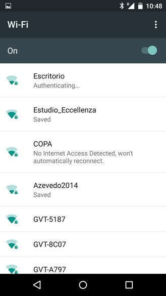 Fotografía - [5.1 Feature Android Spotlight] Android reconnaît désormais les connexions Wi-Fi avec pas accès à Internet et ne sera pas se reconnecter automatiquement à Them